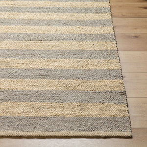 Livabliss Atina Handwoven Jute Flatweave Runner Natural Fiber Rug for Entryways and Hallways Wheat, Taupe 2'6" x 8' ATA2301-268