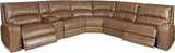 Parker Living Swift - Bourbon 6 Piece Modular Power Reclining Sectional with Power Adjustable Headrests