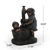 Christopher Knight Home® - Noble House - Hermanitos Fountain, Bronze