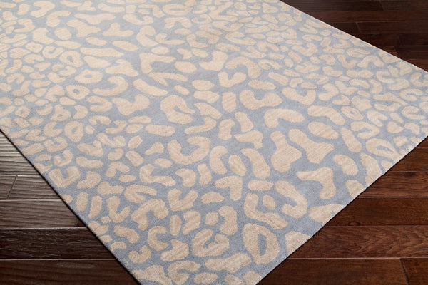 Livabliss Athena Hand Tufted Wool Area Rug Minimalist Contemporary Design for Living Room Taupe, Slate 9'9" x 9'9" ATH5001-99RD