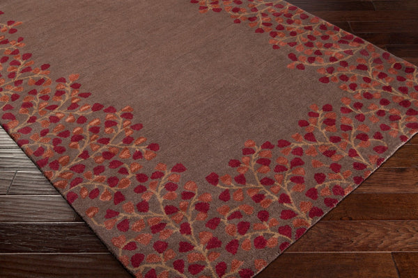 Surya Athena Hand Tufted Wool Area Rug Rustic Farmhouse Living Room Square Artisan Accent ATH5003-6RD