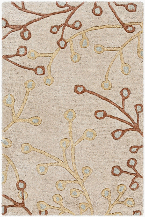 Livabliss Athena Hand-tufted Wool Area Rug with High Low Pile Texture for Living Rooms Medium Gray, Da 2' x 3' ATH5008-23