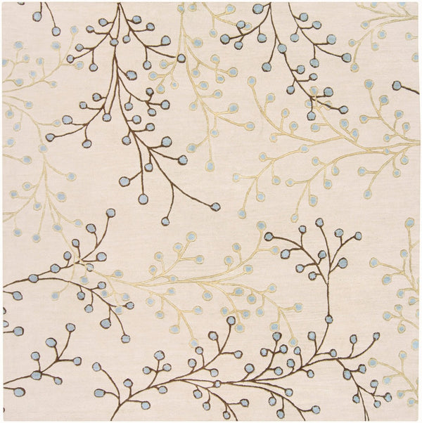 Livabliss Athena Hand-tufted Wool Area Rug with High Low Pile Texture for Living Rooms Medium Gray, Da 6' x 6' Square ATH5008-6SQ