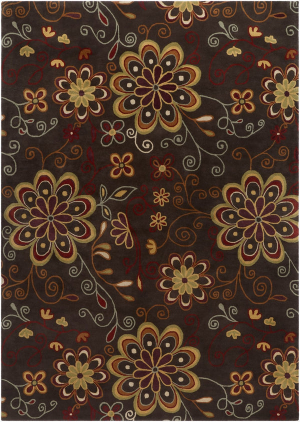 Surya Athena Hand Tufted Wool Area Rug Rustic Organic Warmth for Large Living Spaces 9'9" x 9'9" Square ATH5037-99SQ