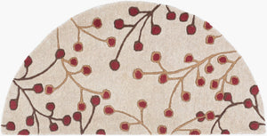 Livabliss Athena Hand Tufted Wool Area Rug Cottage Style High Low Pile Living Room Accent Tan, Brown 2' x 4' ATH5053-24HM