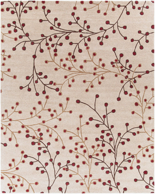 Livabliss Athena Hand Tufted Wool Area Rug Cottage Style High Low Pile Living Room Accent Tan, Brown 7'6" x 9'6" ATH5053-7696