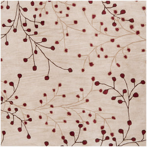 Livabliss Athena Hand Tufted Wool Area Rug Cottage Style High Low Pile Living Room Accent Tan, Brown 4' x 4' Square ATH5053-4SQ
