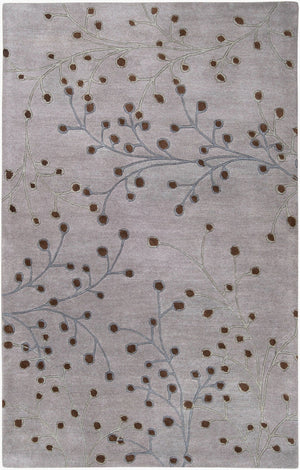 Livabliss Athena Hand Tufted Wool Area Rug with High Low Pile for Cottage Living Spaces Dusty Sage, Med 5' x 8' ATH5055-58