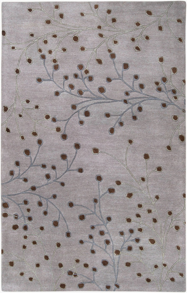 Livabliss Athena Hand Tufted Wool Area Rug with High Low Pile for Cottage Living Spaces Dusty Sage, Med 5' x 8' ATH5055-58