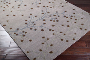 Livabliss Athena Hand Tufted Wool Area Rug with High Low Pile for Cottage Living Spaces Dusty Sage, Med 5' x 8' ATH5055-58