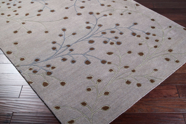 Livabliss Athena Hand Tufted Wool Area Rug with High Low Pile for Cottage Living Spaces Dusty Sage, Med 5' x 8' ATH5055-58