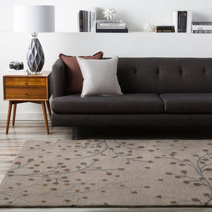 Livabliss Athena Hand Tufted Wool Area Rug with High Low Pile for Cottage Living Spaces Dusty Sage, Med 5' x 8' ATH5055-58