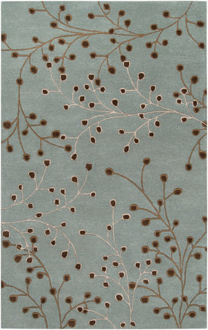 Livabliss Athena Hand-tufted Wool Area Rug Cottage Style with High Low Pile Artisan Texture Sage, Taupe 5' x 8' ATH5058-58
