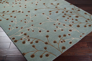 Livabliss Athena Hand-tufted Wool Area Rug Cottage Style with High Low Pile Artisan Texture Sage, Taupe 8' x 10' ATH5058-810OV
