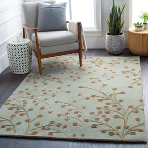 Livabliss Athena Hand-tufted Wool Area Rug Cottage Style with High Low Pile Artisan Texture Sage, Taupe 8' x 10' ATH5058-810OV