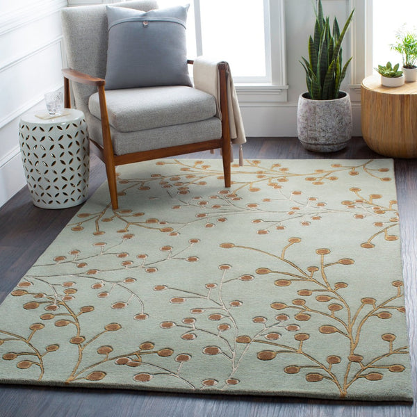 Livabliss Athena Hand-tufted Wool Area Rug Cottage Style with High Low Pile Artisan Texture Sage, Taupe 8' x 10' ATH5058-810OV