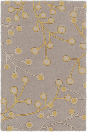 Livabliss Athena Hand-tufted Wool Area Rug with High Low Pile for Living or Dining Rooms Charcoal, Taupe 2' x 3' ATH5060-23