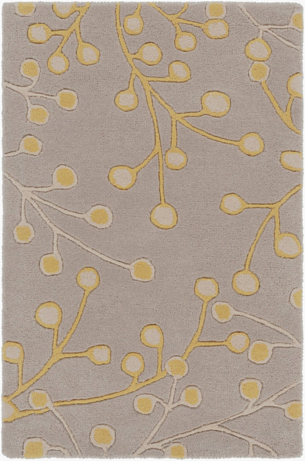 Livabliss Athena Hand-tufted Wool Area Rug with High Low Pile for Living or Dining Rooms Charcoal, Taupe 2' x 3' ATH5060-23