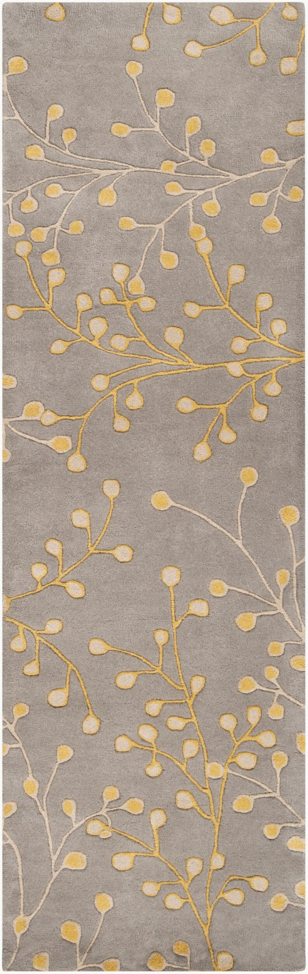 Livabliss Athena Hand-tufted Wool Area Rug with High Low Pile for Living or Dining Rooms Charcoal, Taupe 2'6" x 8' ATH5060-268