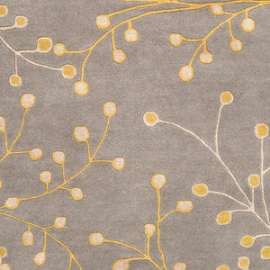 Livabliss Athena Hand-tufted Wool Area Rug with High Low Pile for Living or Dining Rooms Charcoal, Taupe 2' x 4' ATH5060-24HM