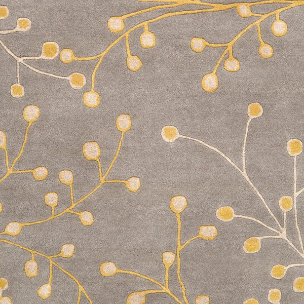 Livabliss Athena Hand-tufted Wool Area Rug with High Low Pile for Living or Dining Rooms Charcoal, Taupe 2' x 4' ATH5060-24HM