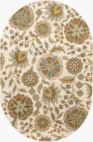 Livabliss Athena Hand-tufted Wool Area Rug Cottage Style Softness for Living Room or Bedroom Denim, Sky Blue 6' x 9' Oval ATH5063-69OV