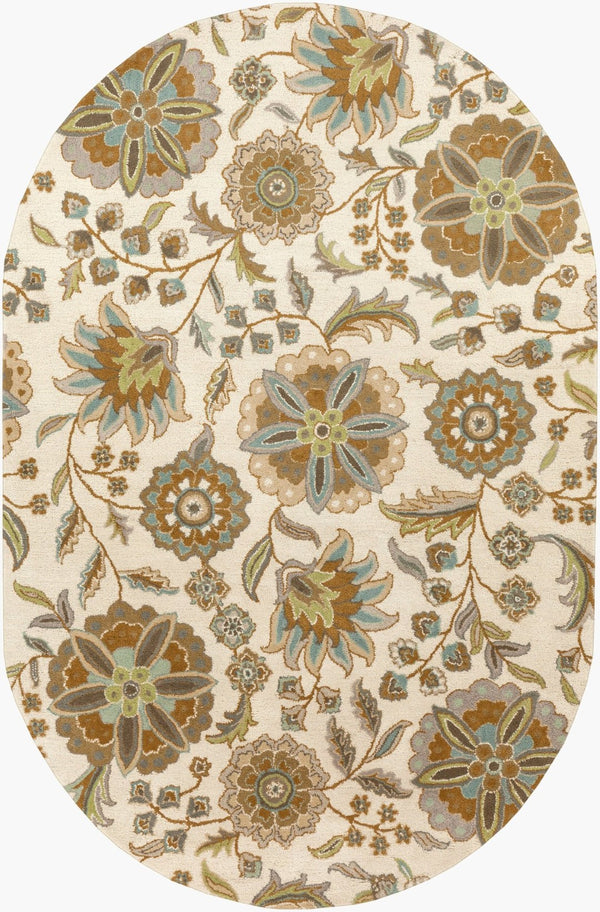 Livabliss Athena Hand-tufted Wool Area Rug Cottage Style Softness for Living Room or Bedroom Denim, Sky Blue 6' x 9' Oval ATH5063-69OV