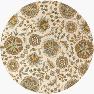 Livabliss Athena Hand-tufted Wool Area Rug Cottage Style Softness for Living Room or Bedroom Denim, Sky Blue 8' x 8' Round ATH5063-8RD