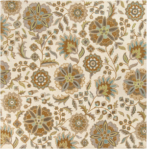 Livabliss Athena Hand-tufted Wool Area Rug Cottage Style Softness for Living Room or Bedroom Denim, Sky Blue 4' x 4' Square ATH5063-4SQ