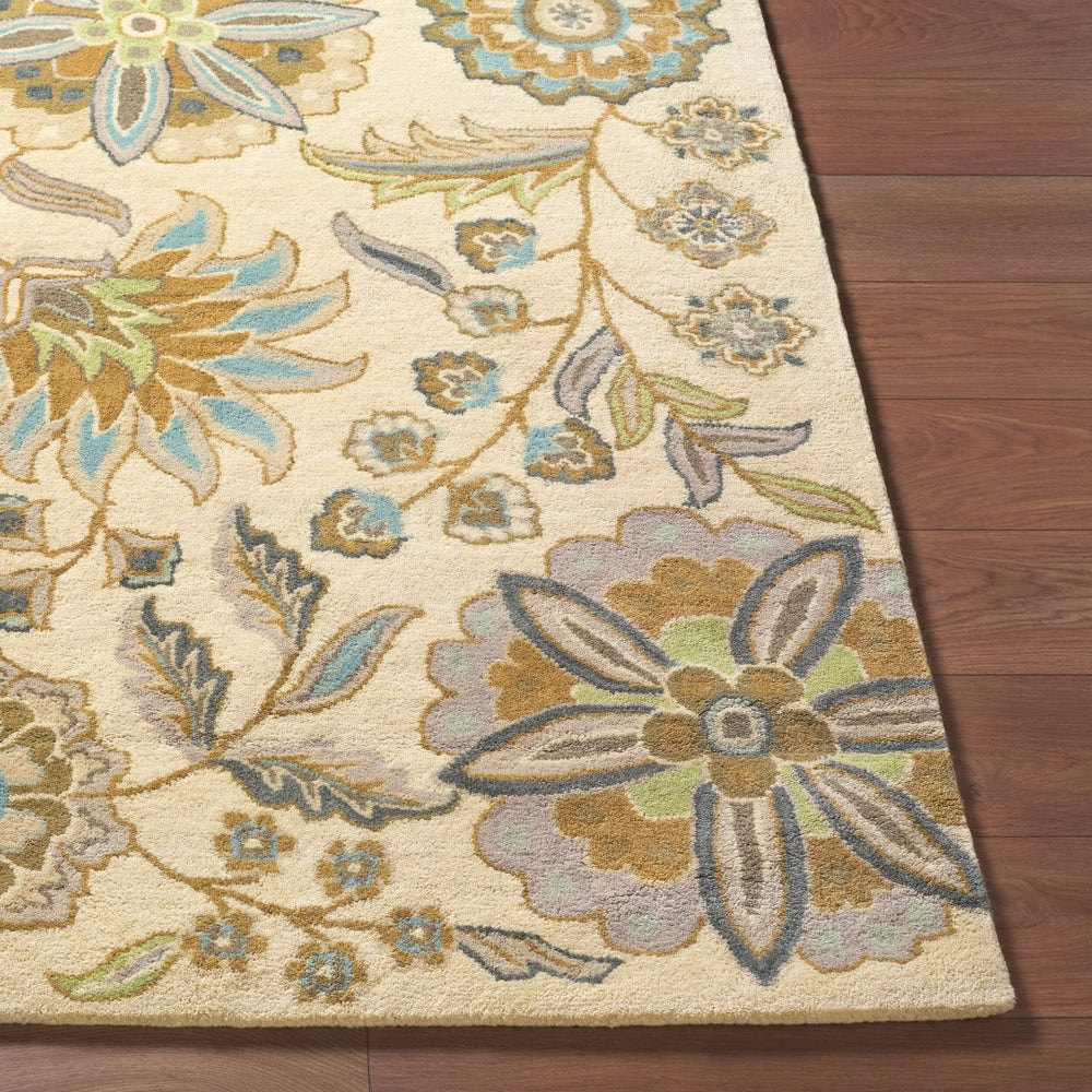 Livabliss Athena Hand-tufted Wool Area Rug Cottage Style Softness for Living Room or Bedroom Denim, Sky Blue 8' x 8' Round ATH5063-8RD