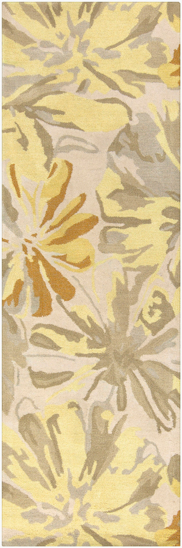 Surya Athena 4' X 6' Hand-tufted Wool Rug - Modern Minimalist Elegance For Stylish Contemporary Living Tan Wool Ath5071-312