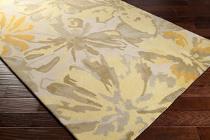 Surya Athena 4' X 6' Hand-tufted Wool Rug - Modern Minimalist Elegance For Stylish Contemporary Living Tan Wool Ath5071-312