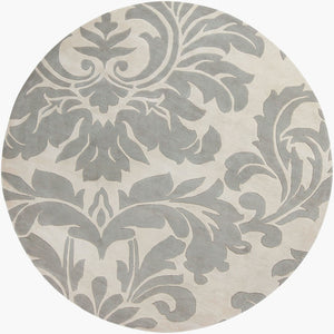 Surya Athena Hand Tufted Wool Area Rug Traditional Pattern for Living Room Dining Space 9'9" x 9'9" Round ATH5073-99RD