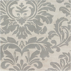 Surya Athena Hand Tufted Wool Area Rug Traditional Pattern for Living Room Dining Space 9'9" x 9'9" Square ATH5073-99SQ