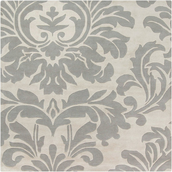 Surya Athena Hand Tufted Wool Area Rug Traditional Pattern for Living Room Dining Space 9'9" x 9'9" Square ATH5073-99SQ