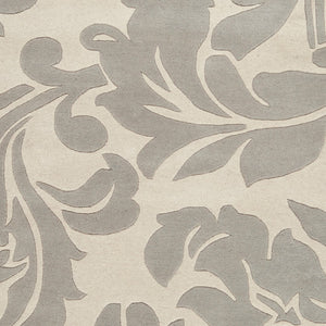 Surya Athena 4' X 6' Hand-tufted Wool Rug - Modern Minimalist Elegance For Stylish Contemporary Living Ivory Wool Ath5073-8rd