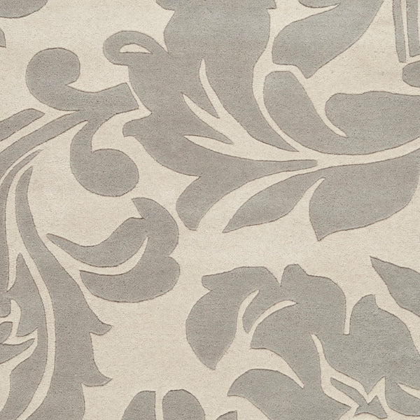 Surya Athena 4' X 6' Hand-tufted Wool Rug - Modern Minimalist Elegance For Stylish Contemporary Living Ivory Wool Ath5073-8rd