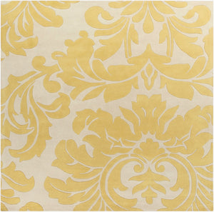 Surya Athena 4' X 6' Hand-tufted Wool Rug - Modern Minimalist Elegance For Stylish Contemporary Living Ivory Wool Ath5075-8sq