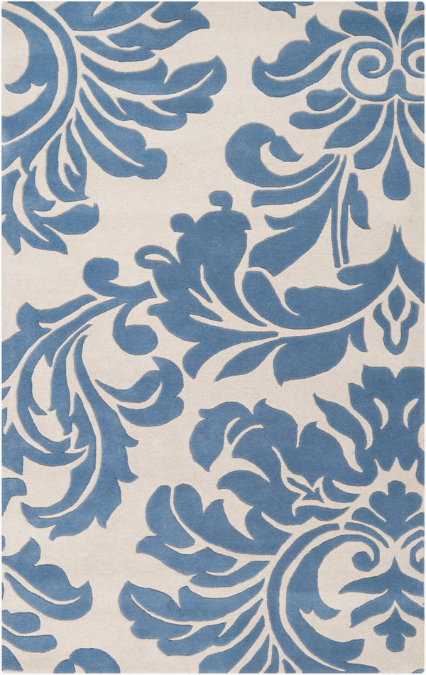 Surya Athena 4' X 6' Hand-tufted Wool Rug - Modern Minimalist Elegance For Stylish Contemporary Living Ivory Wool Ath5076-912