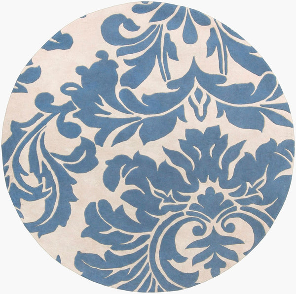 Surya Athena 4' X 6' Hand-tufted Wool Rug - Modern Minimalist Elegance For Stylish Contemporary Living Ivory Wool Ath5076-8rd