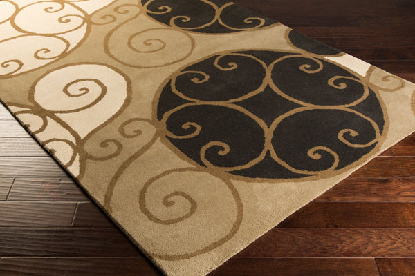 Surya Athena Hand Tufted Wool Area Rug Artisan Crafted for Modern Living Room Decor 8' x 10' Oval ATH5111-810OV