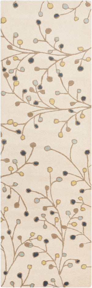 Livabliss Athena Hand-tufted Wool Area Rug with High Low Pile Texture for Large Living Spaces Light Beige, Br 3' x 12' ATH5116-312