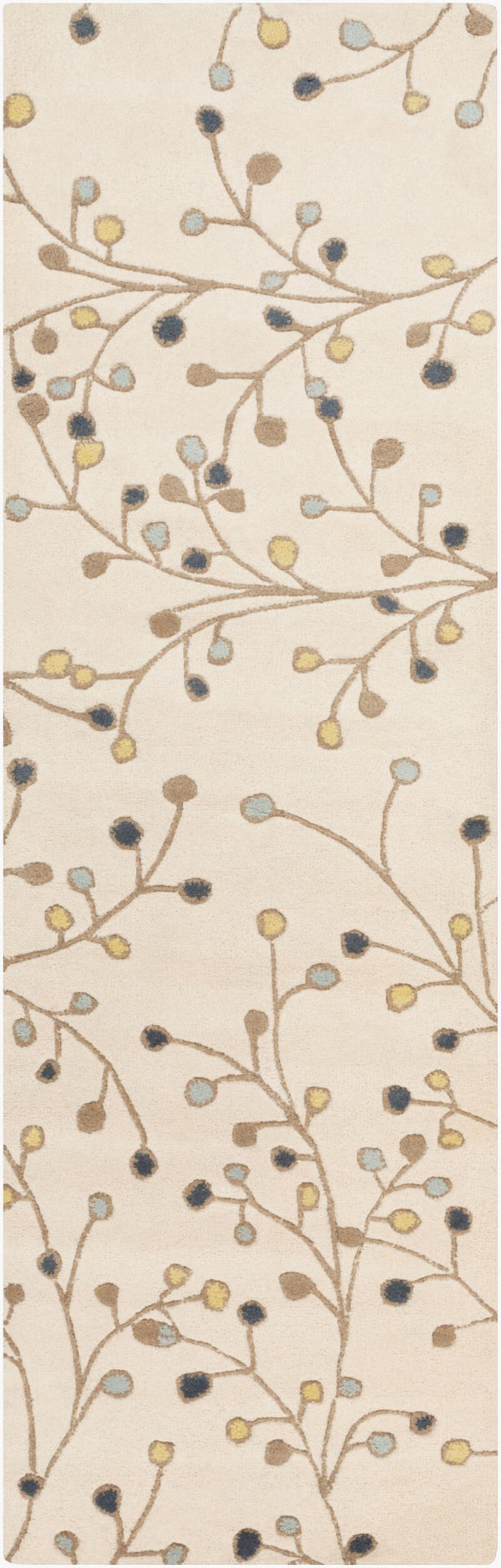 Livabliss Athena Hand-tufted Wool Area Rug with High Low Pile Texture for Large Living Spaces Light Beige, Br 3' x 12' ATH5116-312