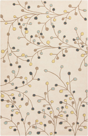 Livabliss Athena Hand-tufted Wool Area Rug with High Low Pile Texture for Large Living Spaces Light Beige, Br 5' x 8' ATH5116-58