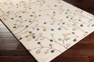 Livabliss Athena Hand-tufted Wool Area Rug with High Low Pile Texture for Large Living Spaces Light Beige, Br 5' x 8' ATH5116-58