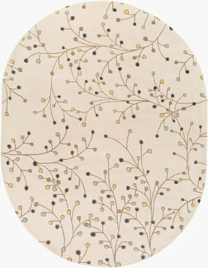 Livabliss Athena Hand-tufted Wool Area Rug with High Low Pile Texture for Large Living Spaces Light Beige, Br 8' x 10' ATH5116-810OV