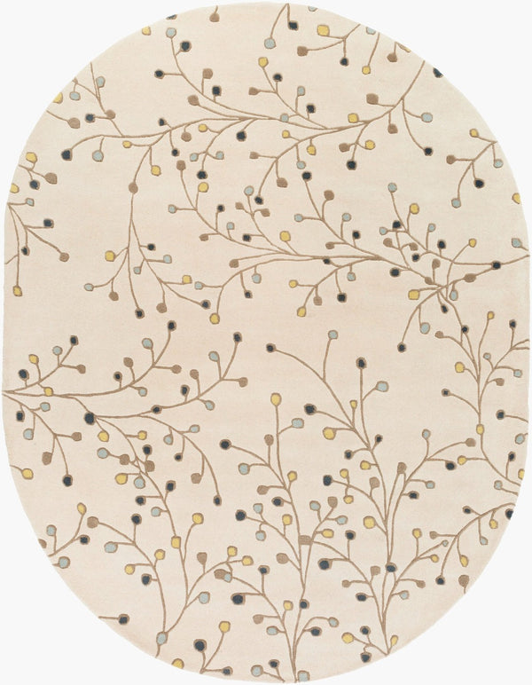 Livabliss Athena Hand-tufted Wool Area Rug with High Low Pile Texture for Large Living Spaces Light Beige, Br 8' x 10' ATH5116-810OV