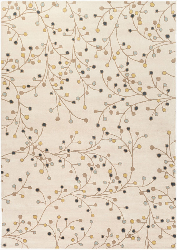 Livabliss Athena Hand-tufted Wool Area Rug with High Low Pile Texture for Large Living Spaces Light Beige, Br 8' x 11' ATH5116-811