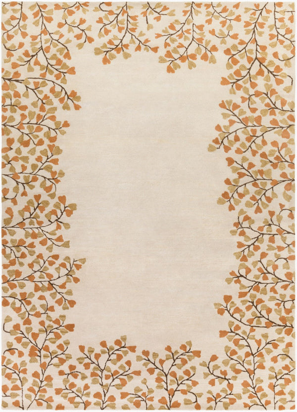 Surya Athena 4' X 6' Hand-tufted Wool Rug - Modern Minimalist Elegance For Stylish Contemporary Living Light Beige Wool Ath5118-912