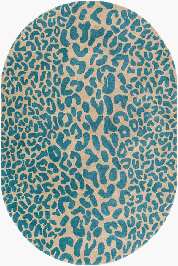 Livabliss Athena Hand Tufted Wool Area Rug Plush Indian Artisan Weave for Living Spaces Brown, Deep Tea 6' x 9' Oval ATH5120-69OV